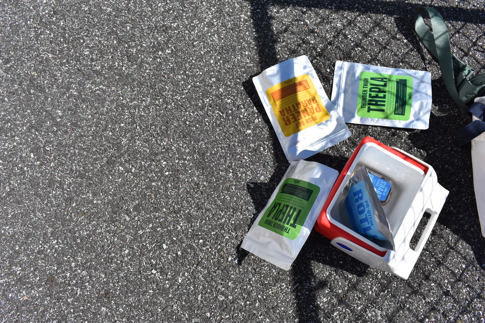 Pratus cooler on the blacktop